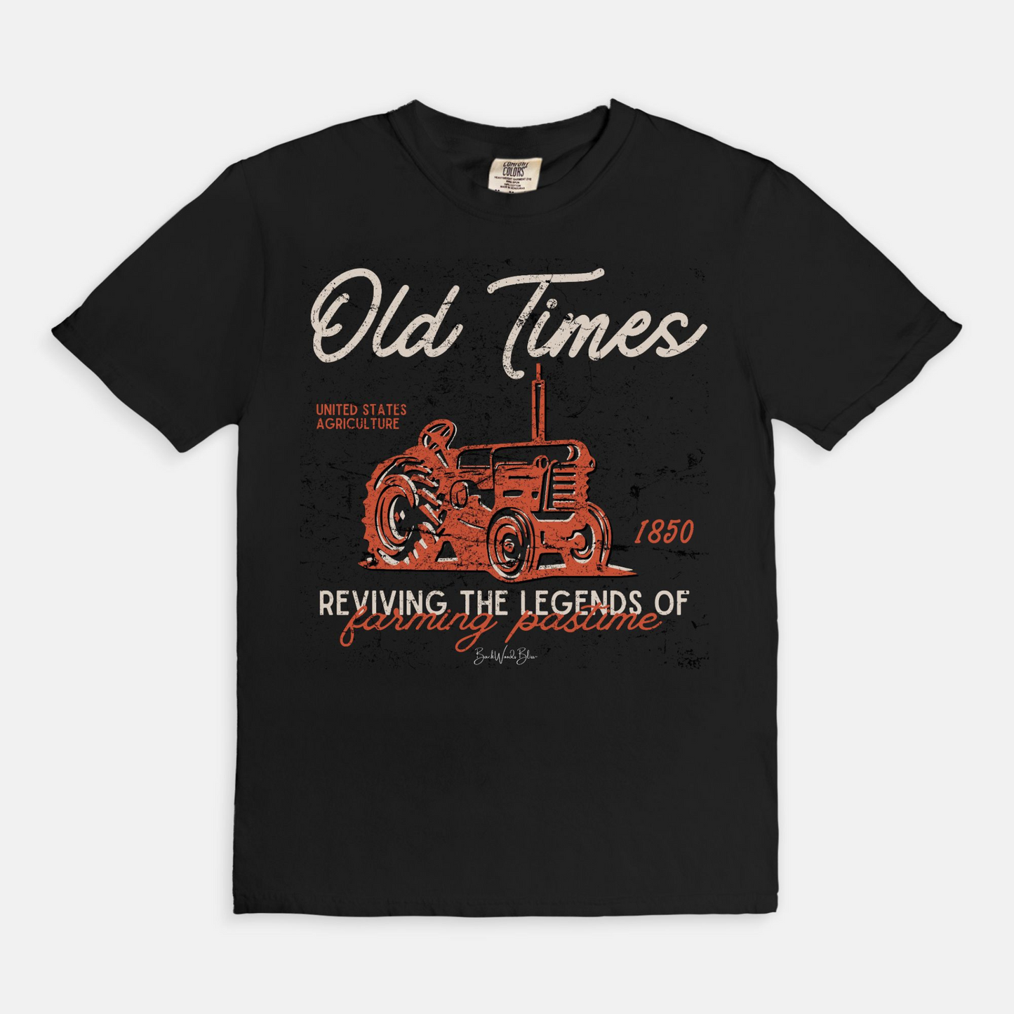 Old Time Farm Unisex CC Tee-Black