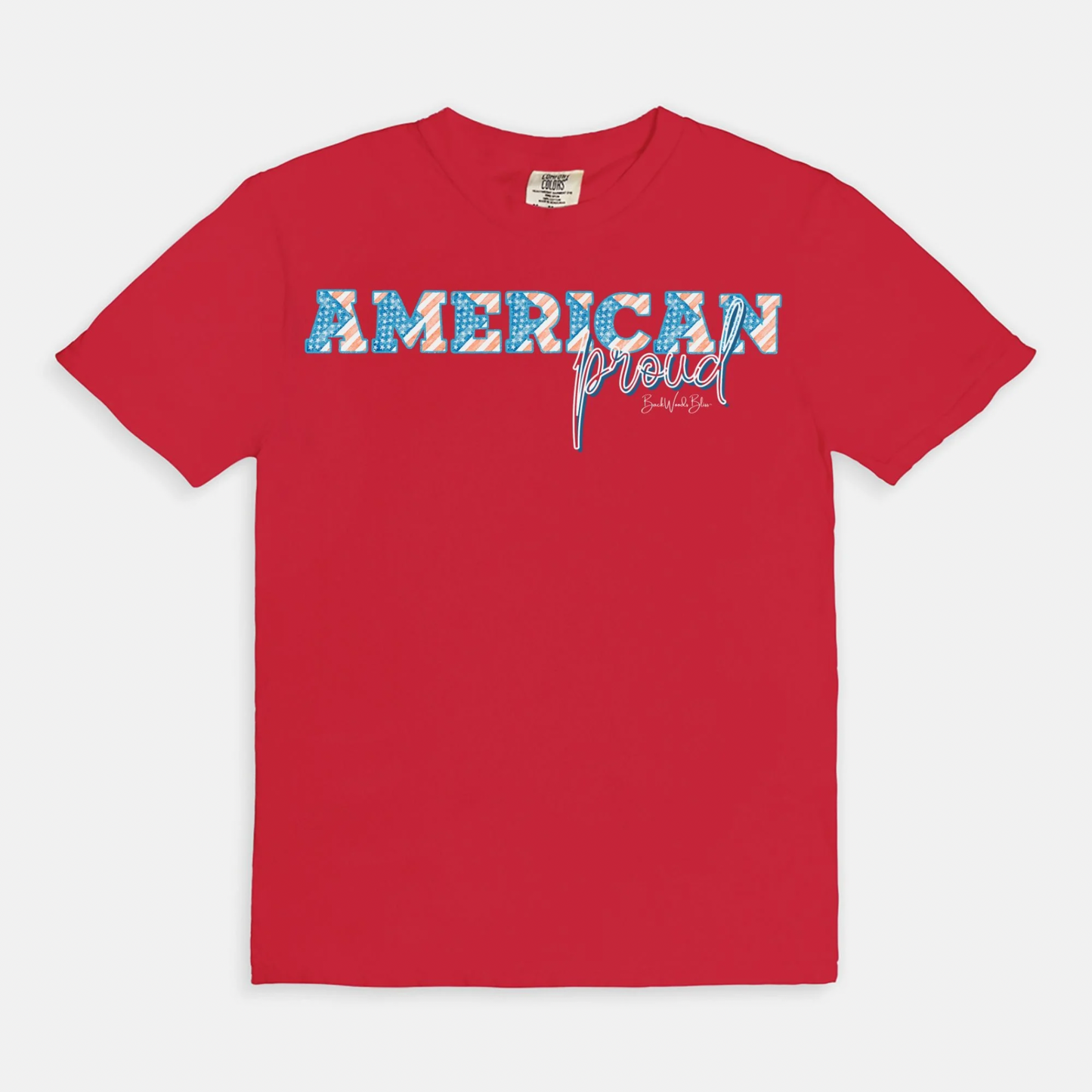 American Proud Unisex CC Tee-Red