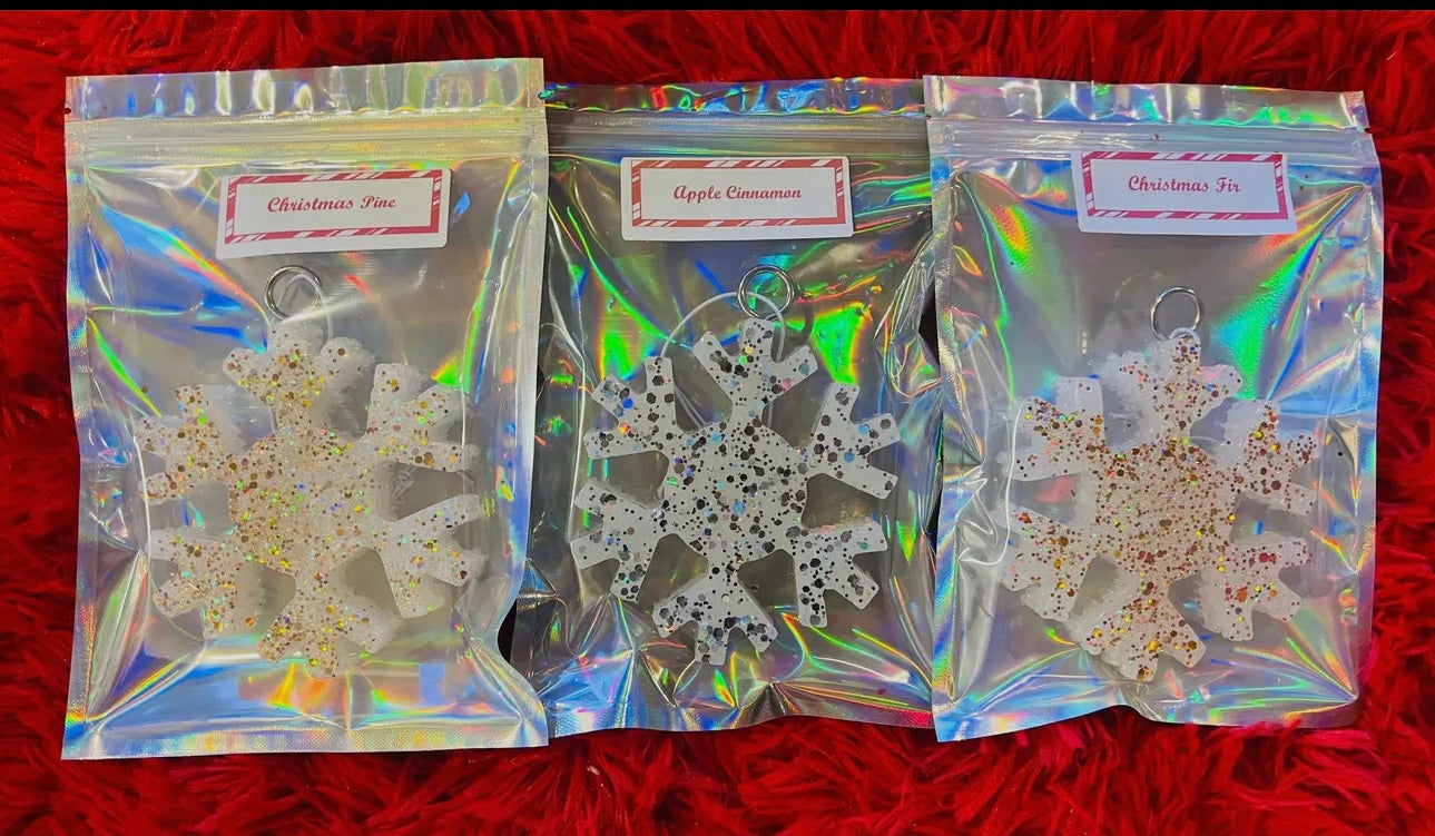 Snowflake Handmade Car Freshie