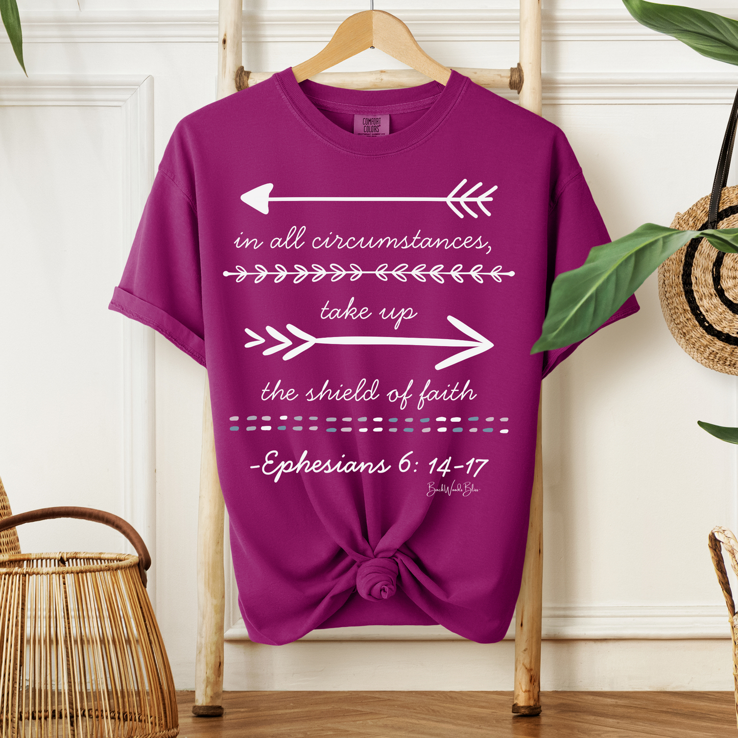 Ephesians 6: 14-17 Unisex CC Tee-Boysenberry