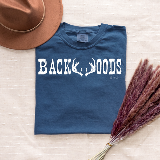 Backwoods Branded Long Sleeve Tee-Midnight