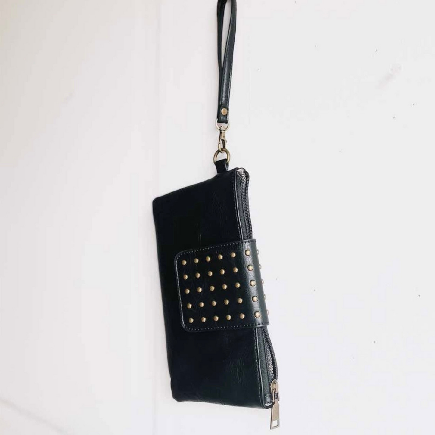 Studded Clutch Wristlet