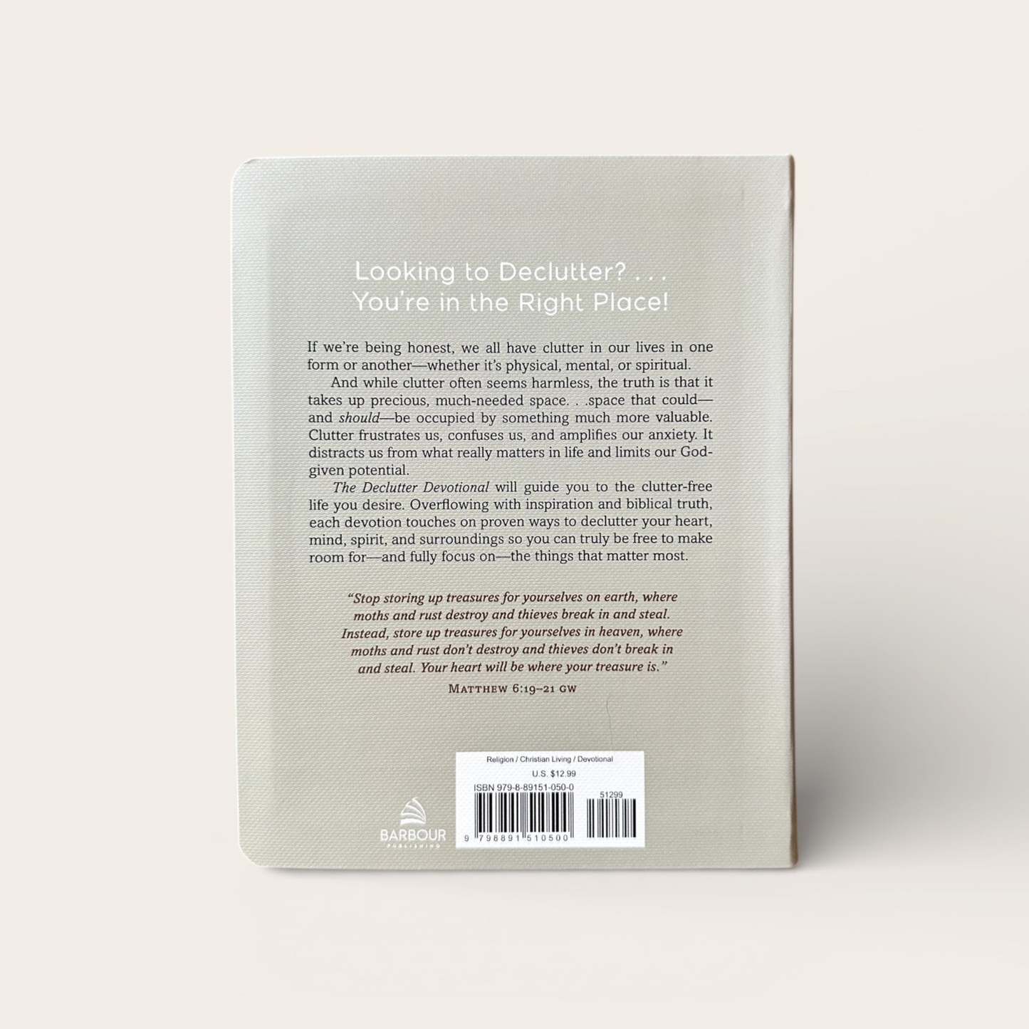 The Declutter Devotional Book