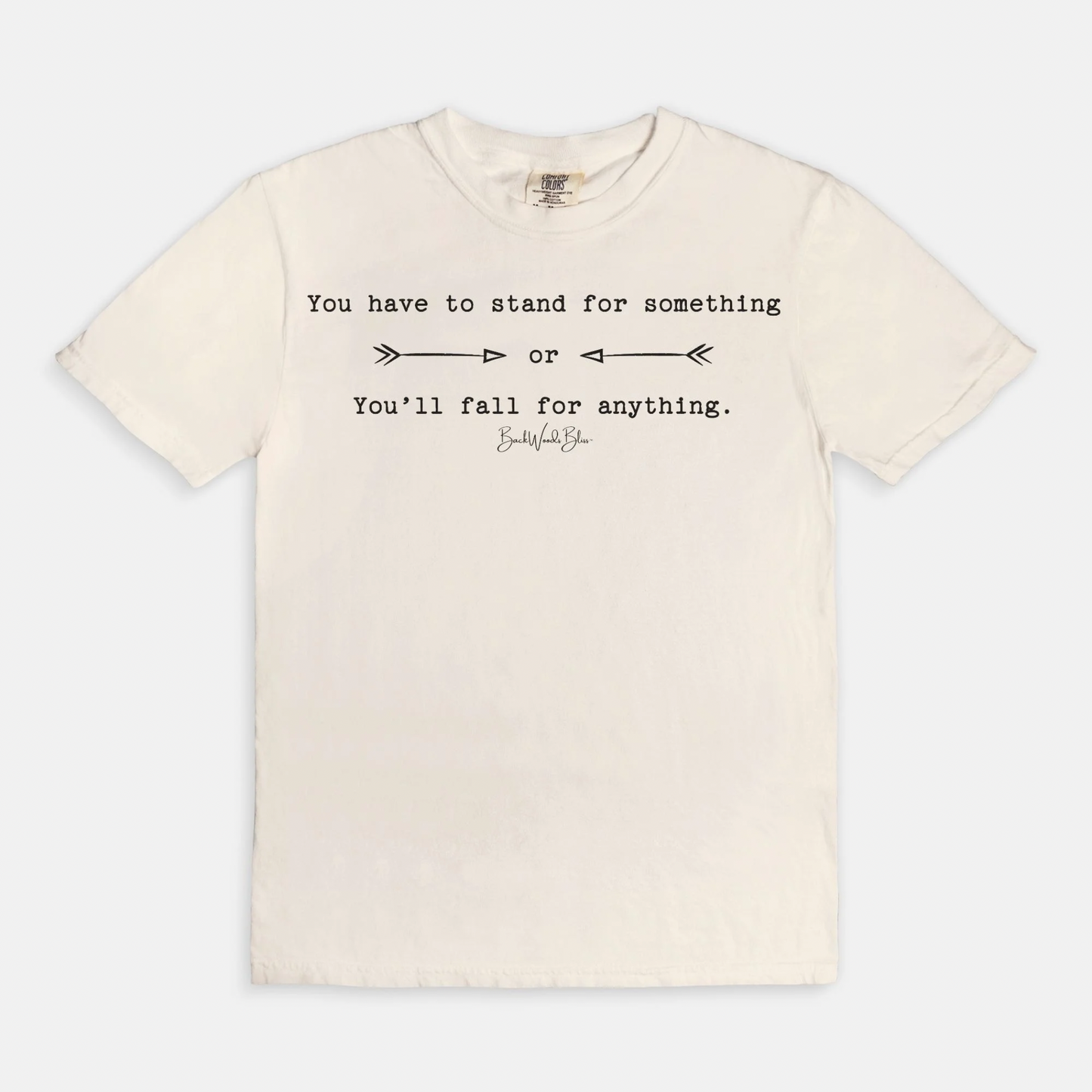 Stand for Something Unisex CC Tee-Ivory