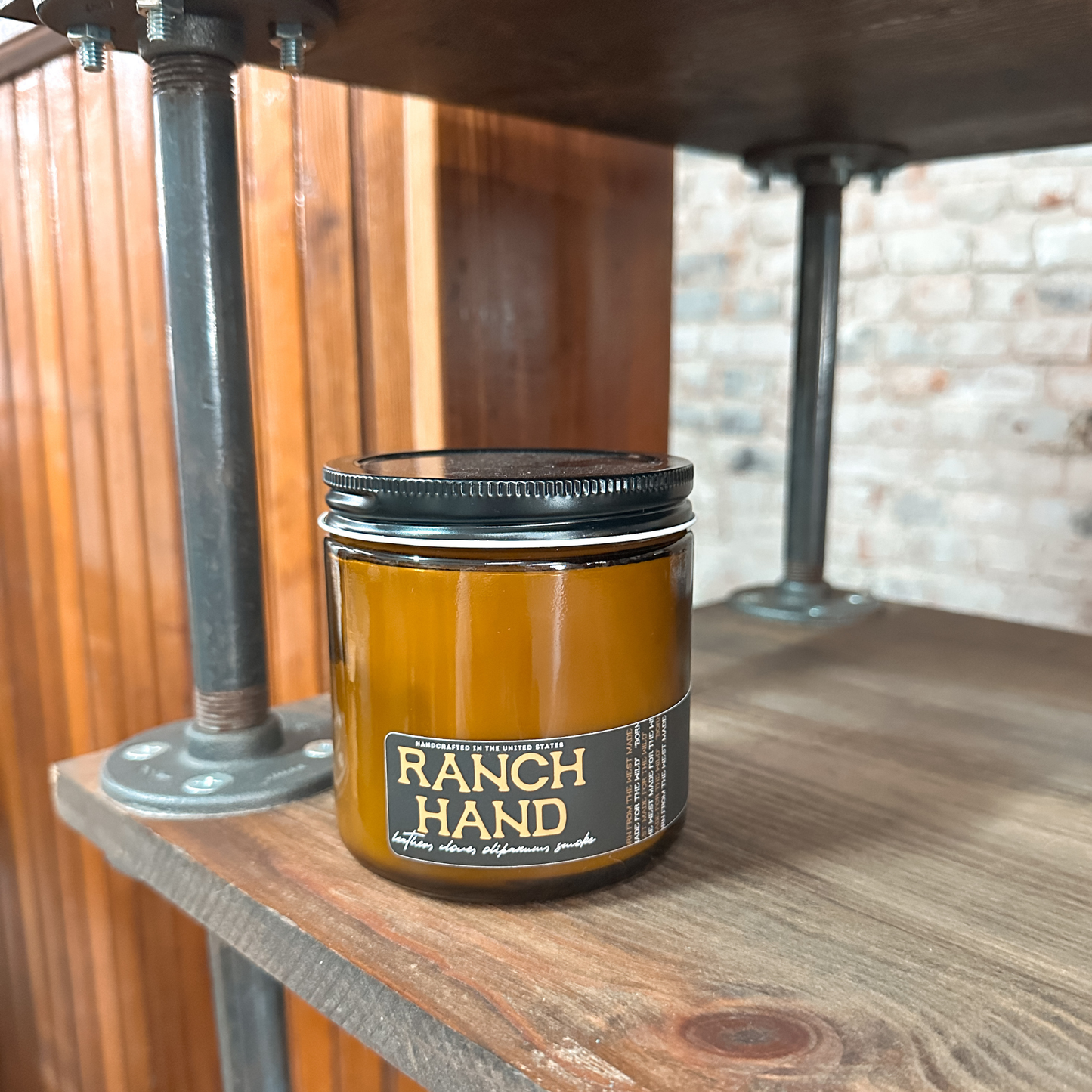 Ranch Hand Handmade Soy/Coconut Wax Blend Candle-13 oz.
