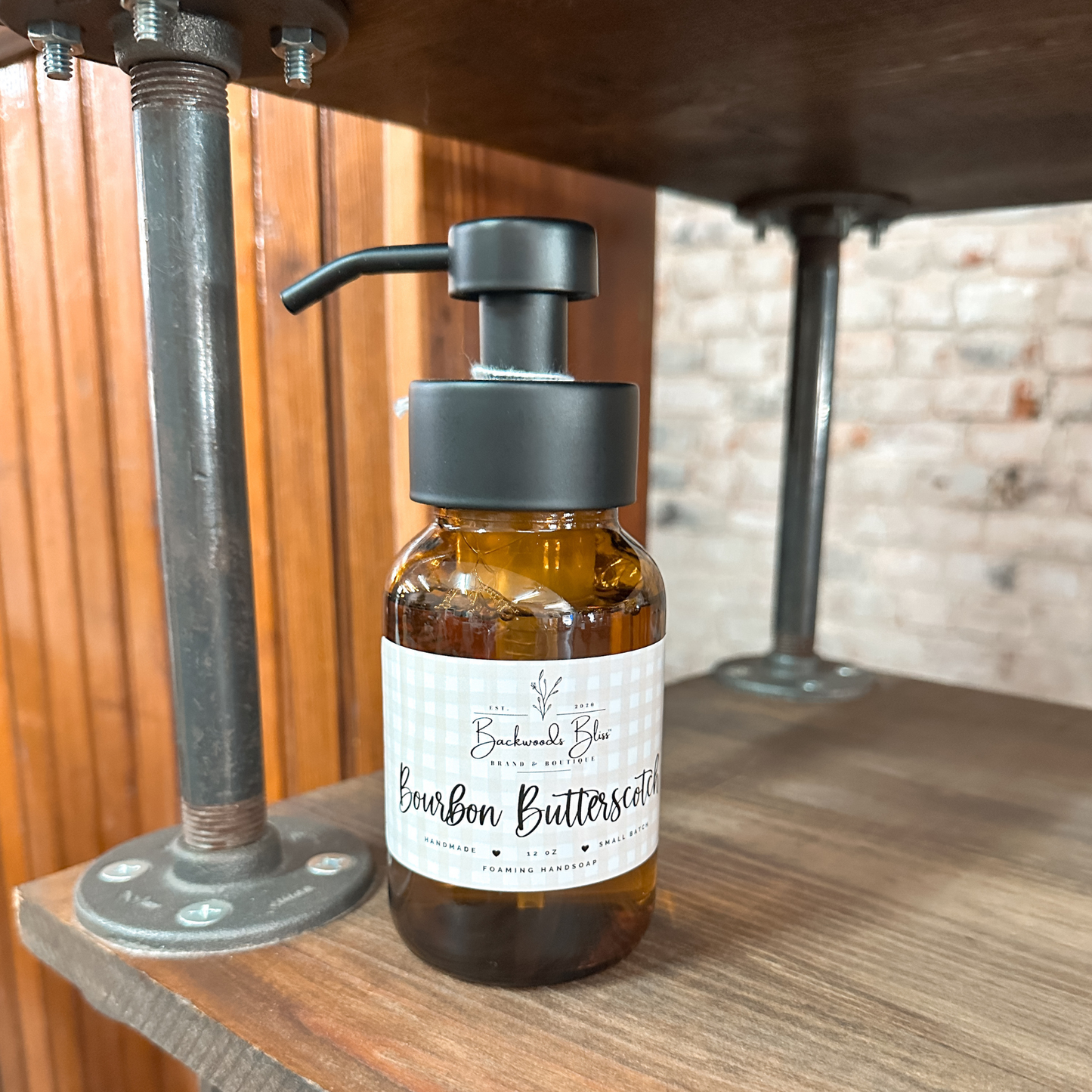 Bourbon Butterscotch Handmade Foaming Handsoap