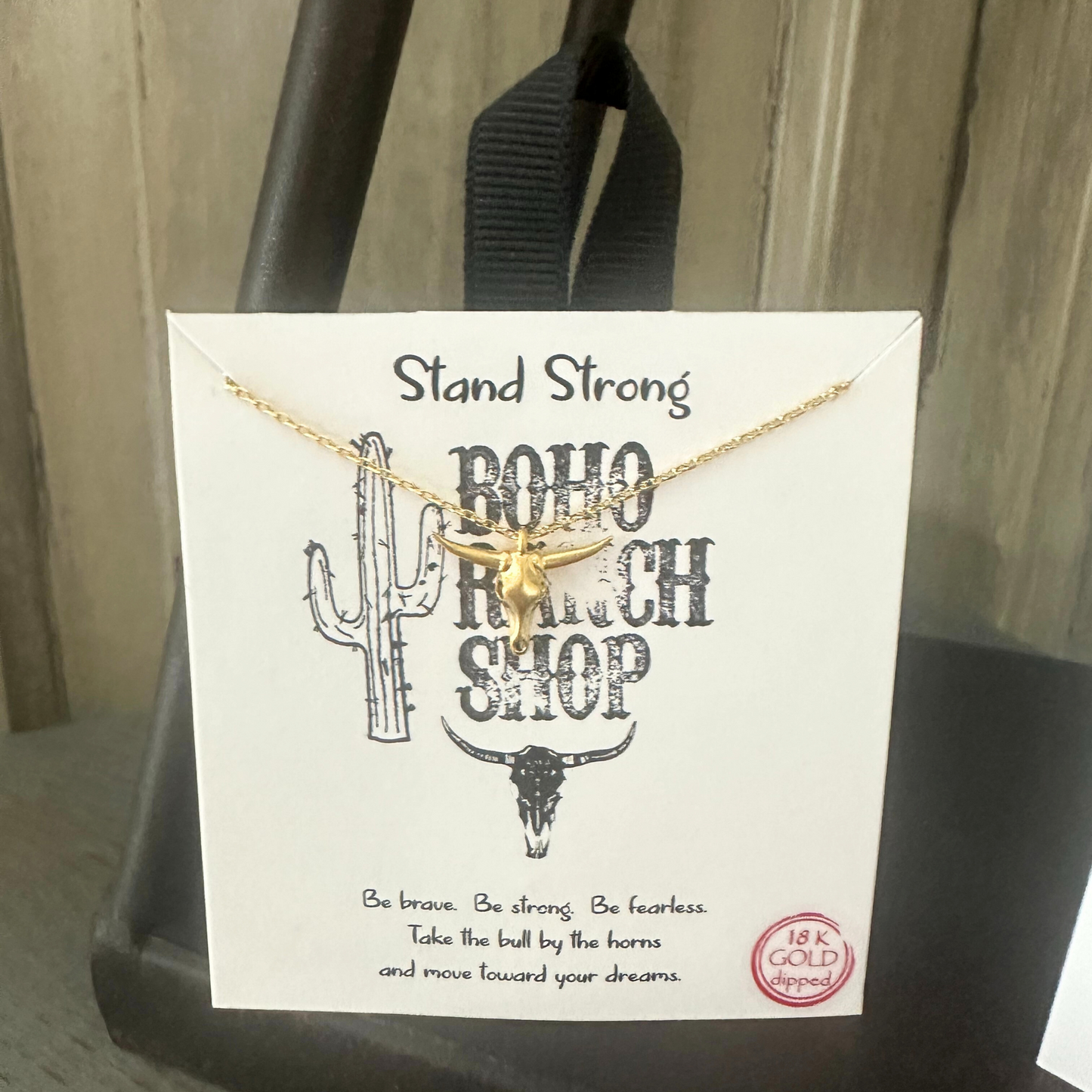 Steer Dainty Necklace
