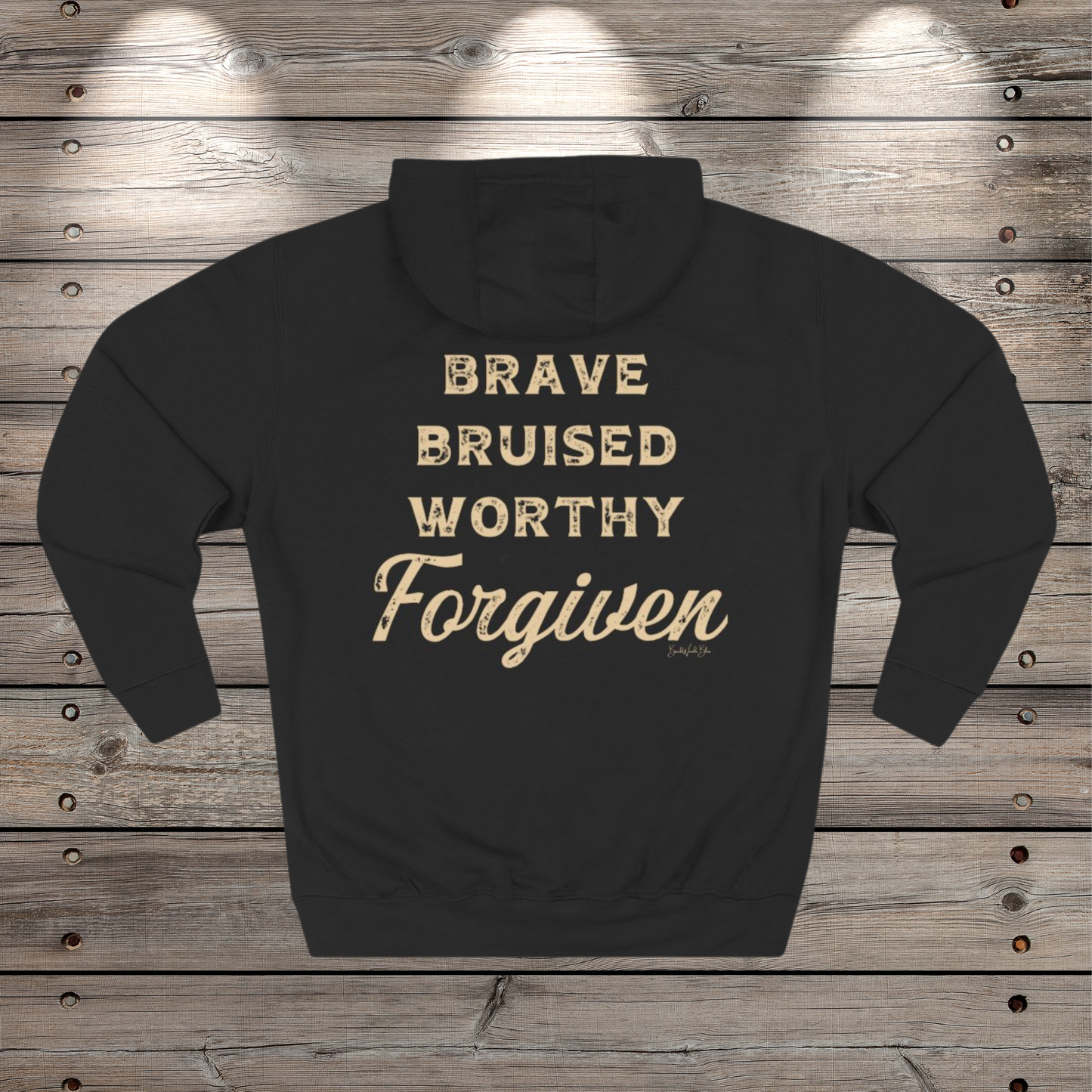 Daughter of the King (Forgiven) Unisex Hooded Sweatshirt-Black