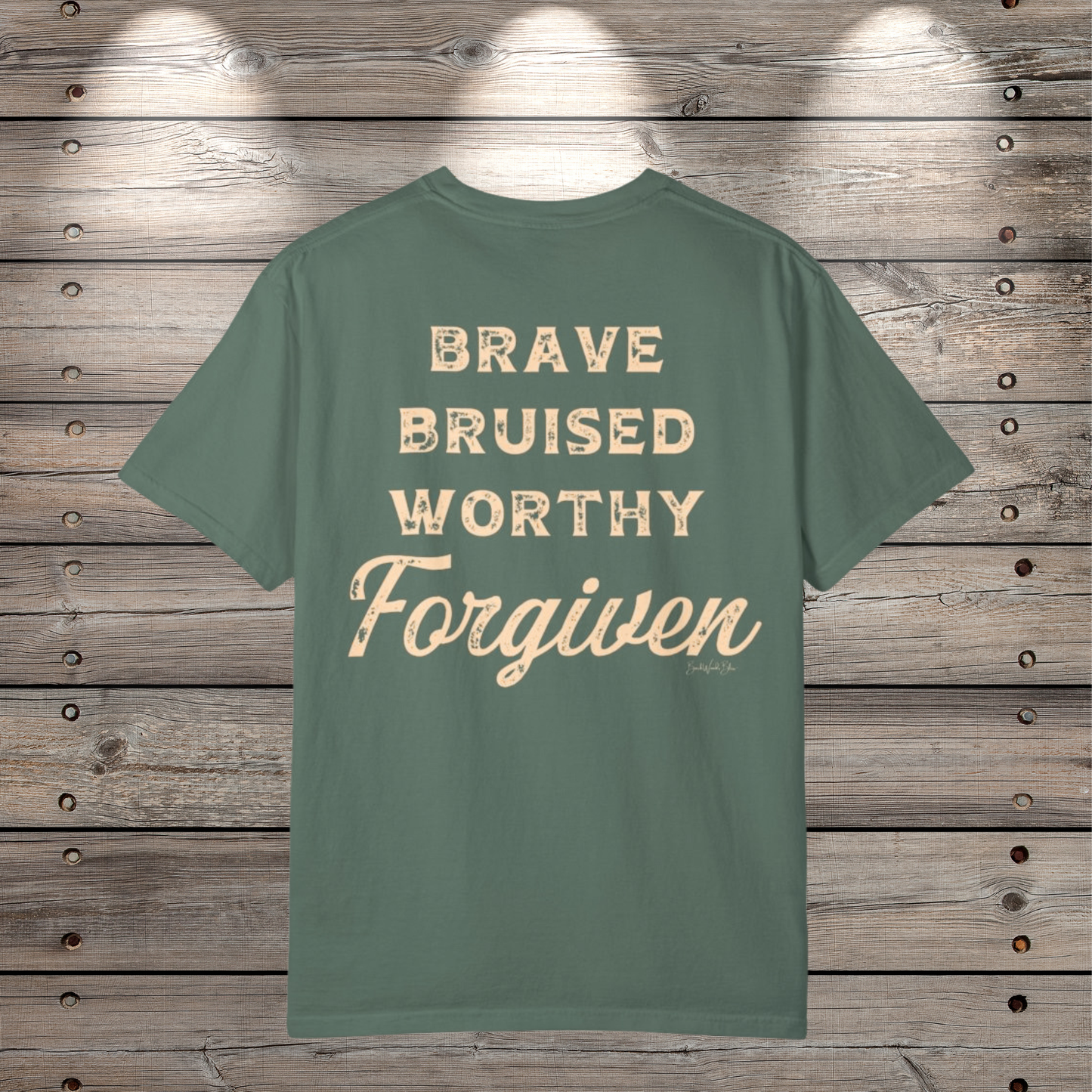 Daughter of the King (Forgiven) Unisex CC Tee-Blue Spruce
