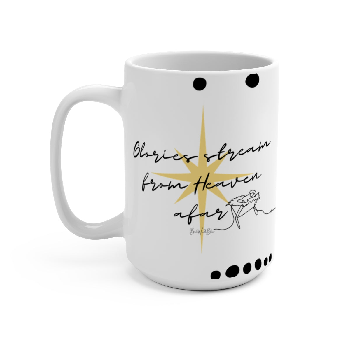Heavenly Silent Night 15 oz. Ceramic Mug
