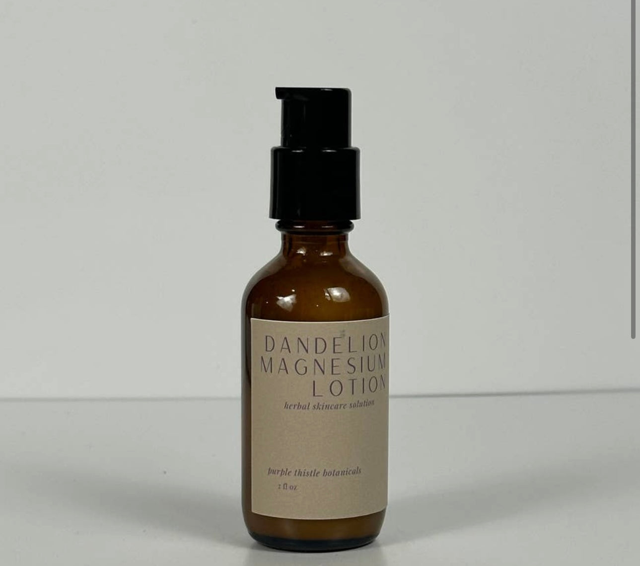 Handmade Dandelion Magnesium Lotion