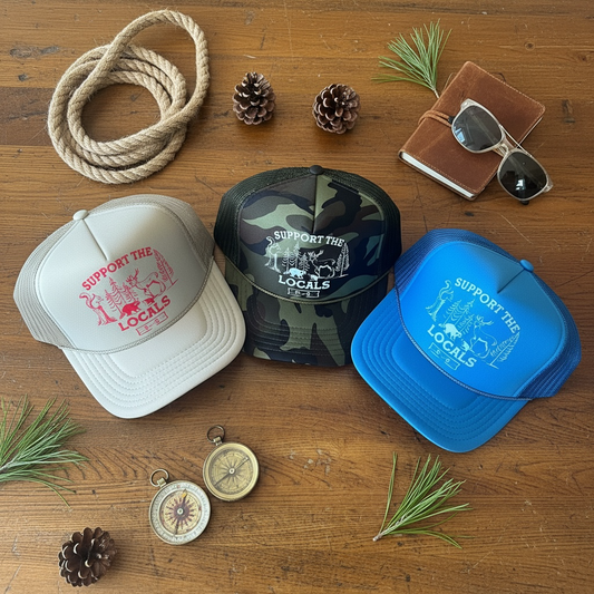 Support The Locals Foam Trucker Hat