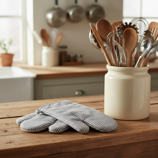 Smokehouse Stripe Cotton Oven Mitt