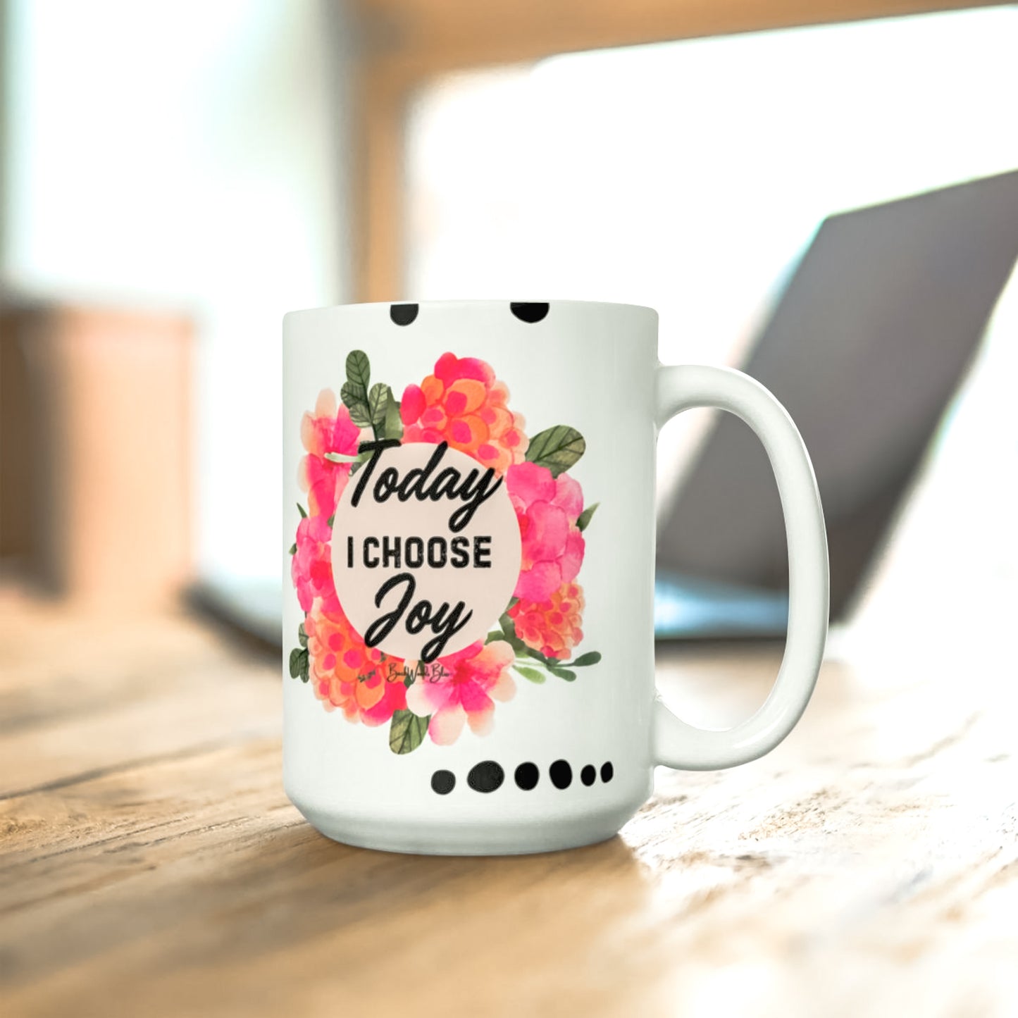 Choose Joy 15 oz. Ceramic Mug