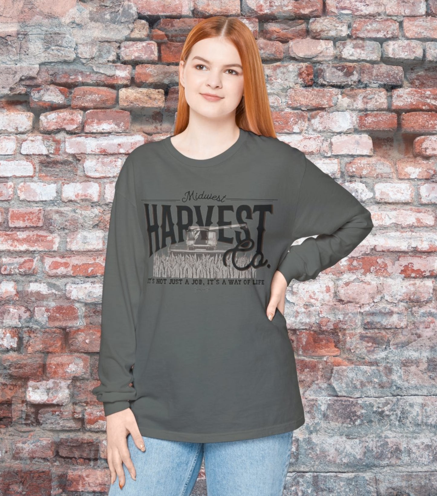 Midwest Harvest Co. Unisex CC Long Sleeve Tee