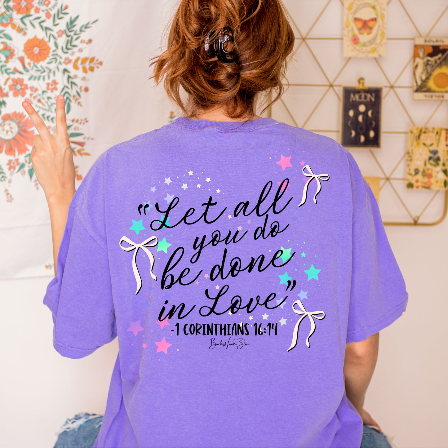 Let All You Do CC Unisex Tee-Violet