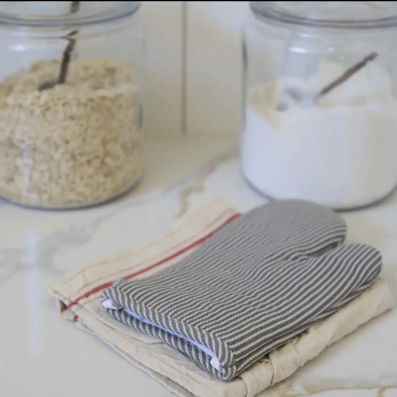 Smokehouse Stripe Cotton Oven Mitt