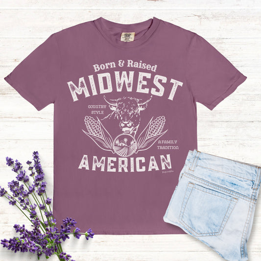 Midwest American Unisex CC Tee-Berry