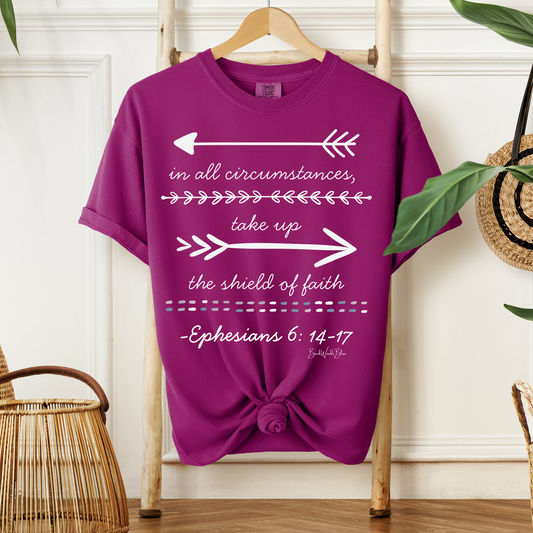Ephesians 6: 14-17 Unisex CC Tee-Boysenberry