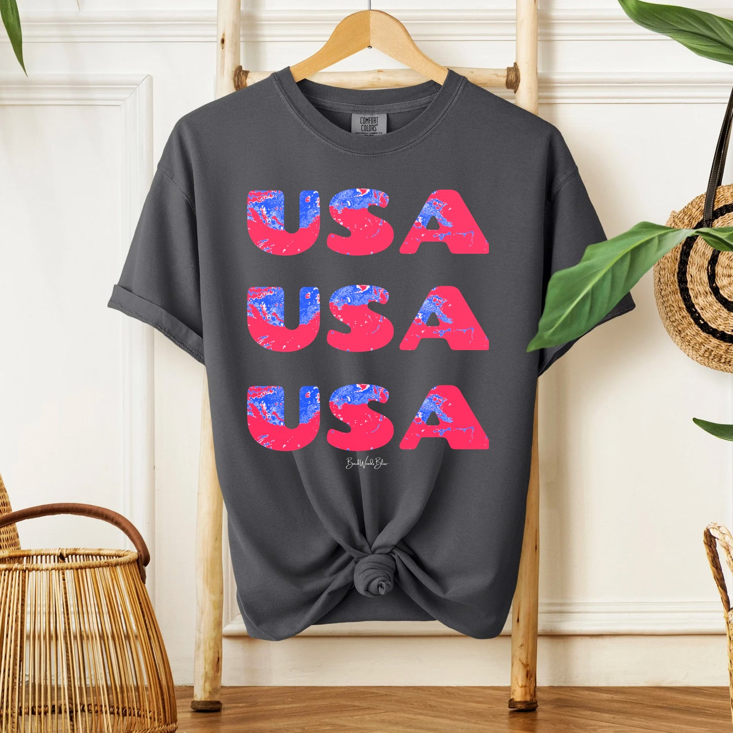 USA Repeat Unisex CC Tee OR Sweatshirt-Pepper