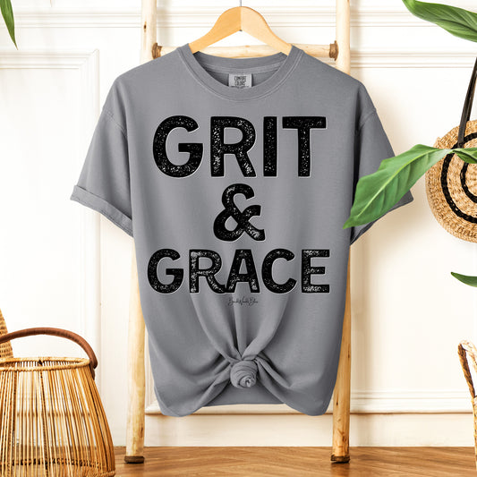 Grit & Grace Unisex CC Tee-Grey