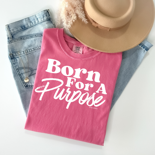 Born For a Purpose Unisex Tee-Crunchberry