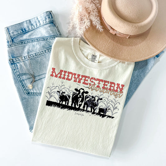 Midwestern Wanderlust CC Unisex Tee-Ivory