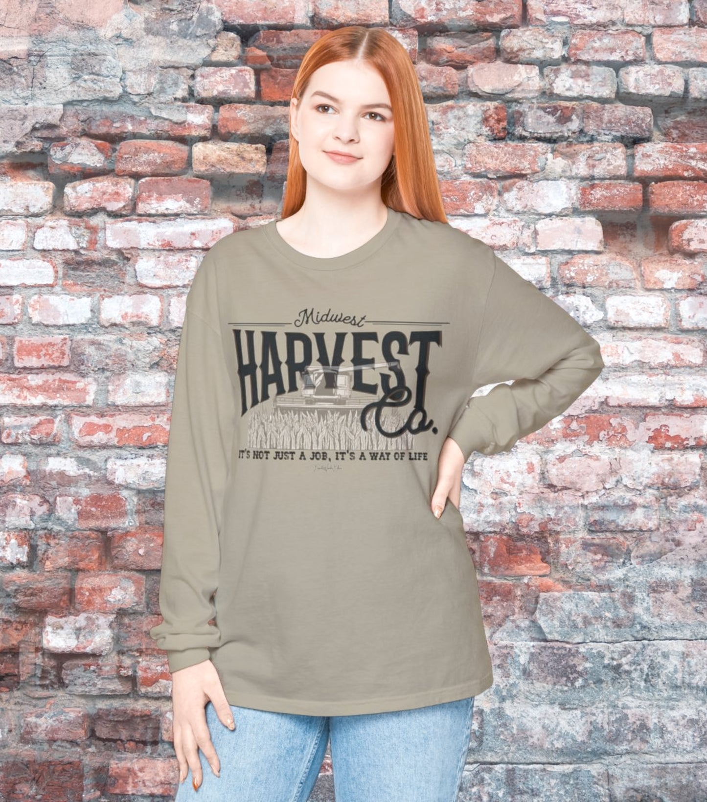Midwest Harvest Co. Unisex CC Long Sleeve Tee