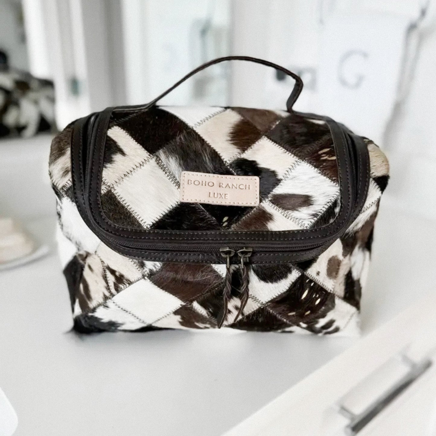 Boho Luxe Genuine HOH Toiletry Bag