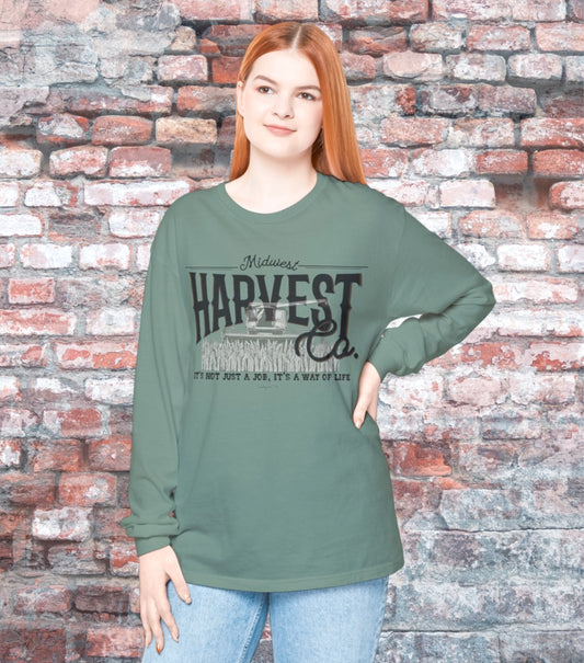 Midwest Harvest Co. Unisex CC Long Sleeve Tee
