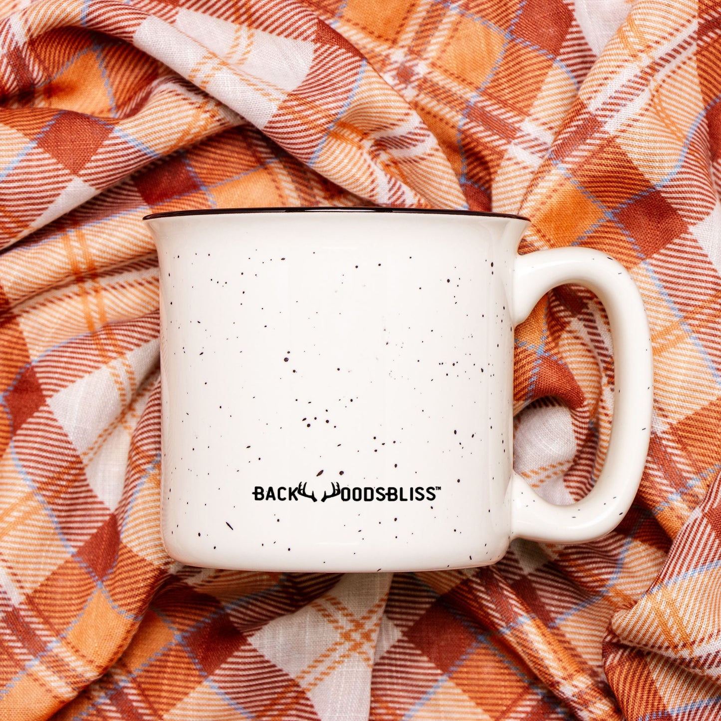 Live Life Outdoors Speckled Camp Mug