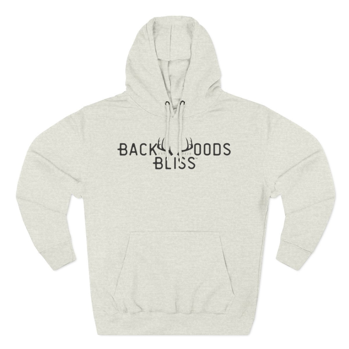 Backwoods Bliss Brand Hooded Sweatshirt-Oatmeal Heather