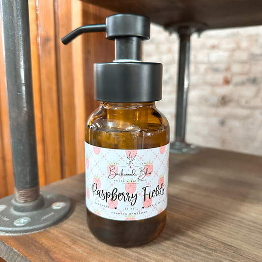 Raspberry Fields Handmade Foaming Handsoap-12 oz.