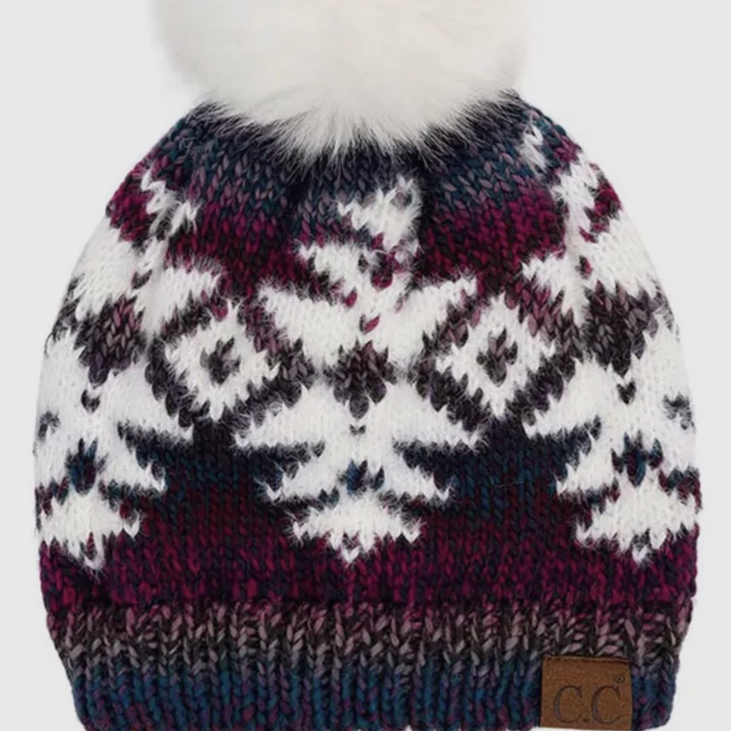 Cabin Dusk Pom Beanie