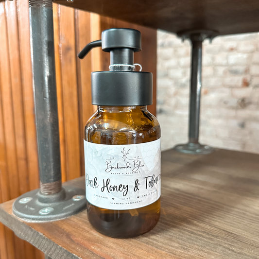 Dark Honey & Tobacco Handmade Foaming Handsoap