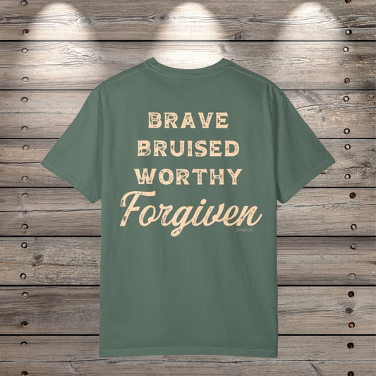 Daughter of the King (Forgiven) Unisex CC Tee-Blue Spruce