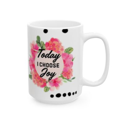 Choose Joy 15 oz. Ceramic Mug