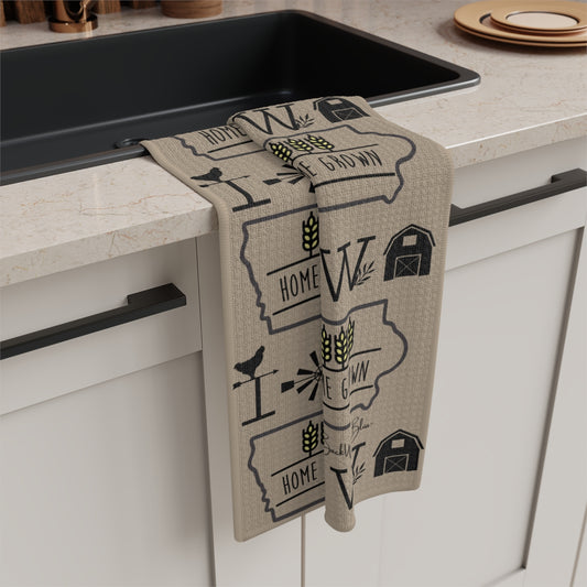 Iowa Homegrown Microfiber Tea Towel